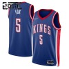 Barn Sacramento Kings Tröja Deaaron Fox Nike 2024-25 City Edition Blå Swingman